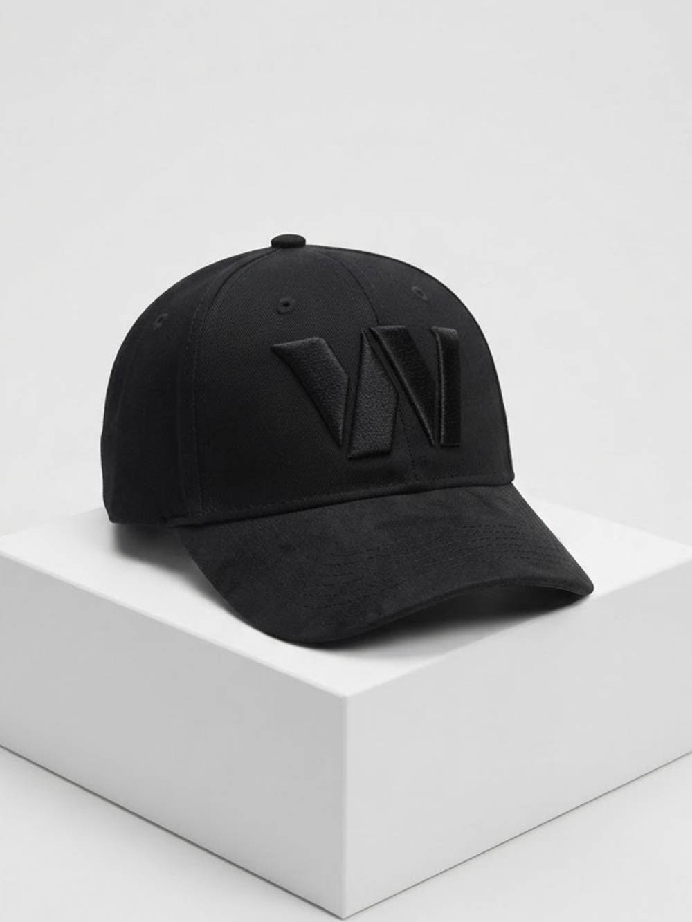 Washington Commanders Black Monogram Cap embroidered Brim NFL Football Hat OSFA